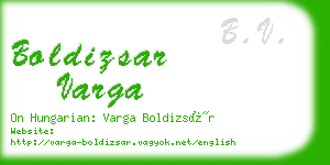boldizsar varga business card